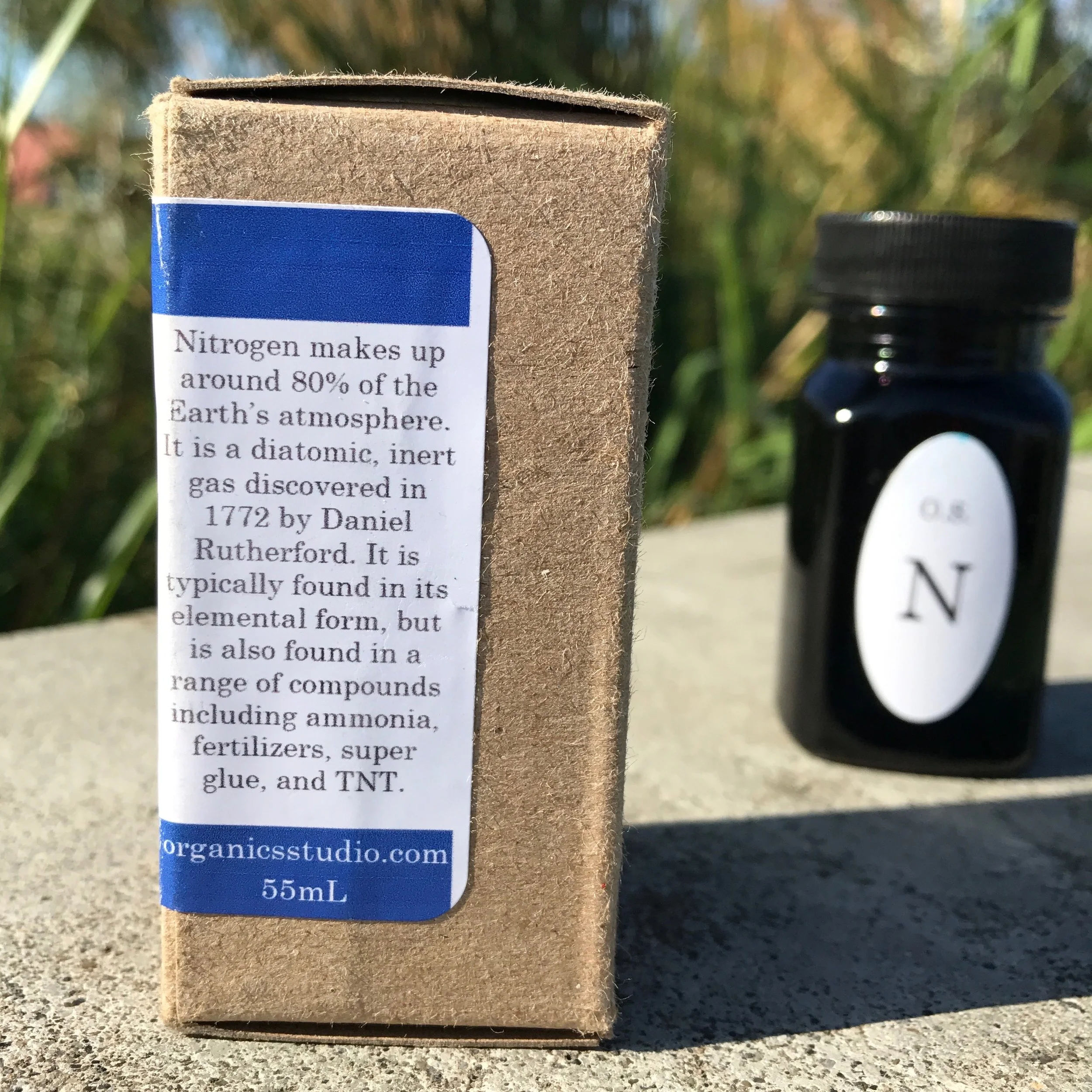 Ink Review #75: Organics Studio Nitrogen Royal Blue — Mountain of Ink